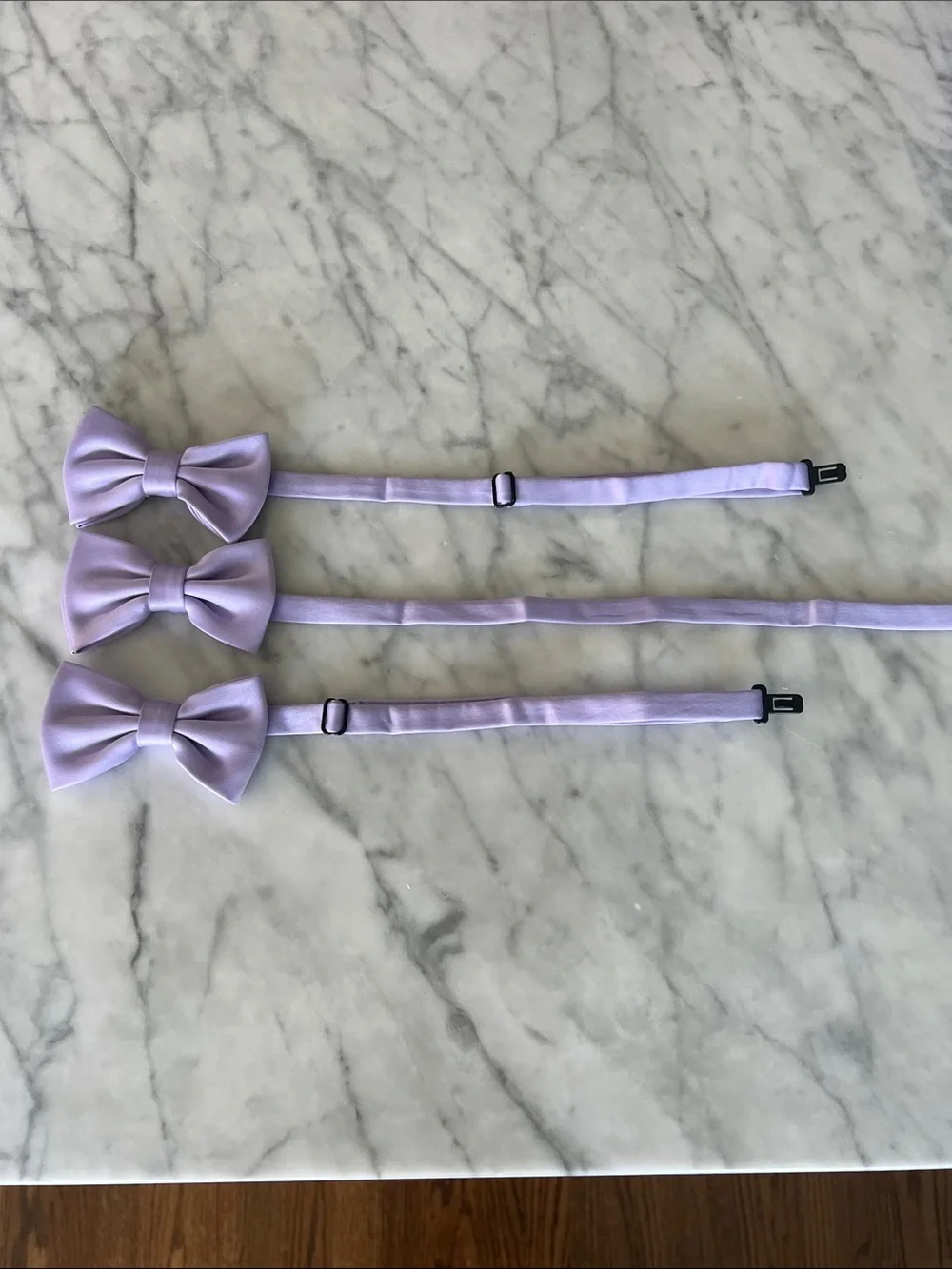 Azazie Lilac Bow Ties for Kids - Set of Three